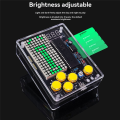 DIY Pixel Game Kit Mini Pixel Game Console with Voice Electronics DIY Soldering Project Practice Solder Learning Set A. 