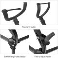 Saxophone Stand Foldable Alto/Tenor Sax Stand Saxophone Bracket Sax Holder Adjustable Triangle Base. 