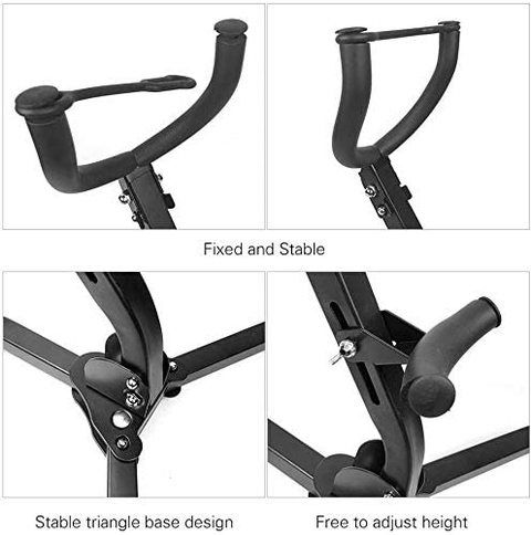 Saxophone%20Stand%20Foldable%20Alto/Tenor%20Sax%20Stand%20Saxophone%20Bracket%20Sax%20Holder%20Adjustable%20Triangle%20Base%20-%20Image%202