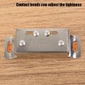 【FOOT SOFA】1xStainless Steel Door Close Latch Cupboard Cabinet Double Roller Catch Magnetic Cabinet Catches Furniture Hardware Accessories. 