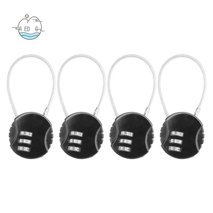 AED6-4%20Pieces%20Combination%20Lock%203%20Digit%20Outdoor%20Waterproof%20Padlock%20For%20School%20Gym%20Locker,%20Sports%20Locker,%20Fence,%20Toolbox,%20Gate%20-%20Image%204