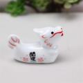 1pc Ceramic Chopsticks Holder Cute Dragon/pandan Shape Chopstick Stand Rest Rack Spoon Fork Holder For Dinner Table Decor. 