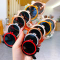 Lovely Children's Flip Sunglasses Cartoon Children Sun Glasses Fashion Round Boys Girls UV-Protection Shades Eyewear UV400. 