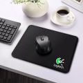 Logitech Cloth Gaming Mouse Pad, Moderate surface friction, Consistent surface texture, Stable, Rollable - Black. 