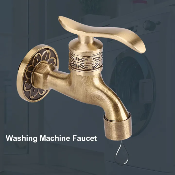 Antique%20Style%20Brass%20Washing%20Machine%20Faucet%20Wall%20Mount%20Laundry%20Cold%20Water%20Tap%20Bathroom%20Use%20-%20Image%208