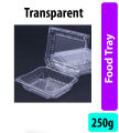 Disposable Plastic Transparent Box Food Tray 250g. 