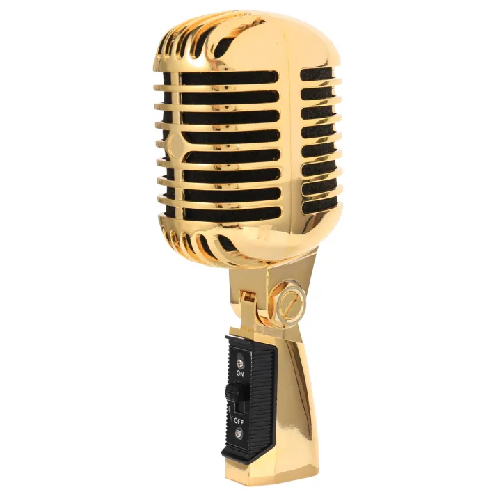 Professional%20Wired%20Vintage%20Classic%20Microphone%20Dynamic%20Vocal%20Mic%20Microphone%20for%20Live%20Performance%20Karaoke(Gold)%20-%20Image%202