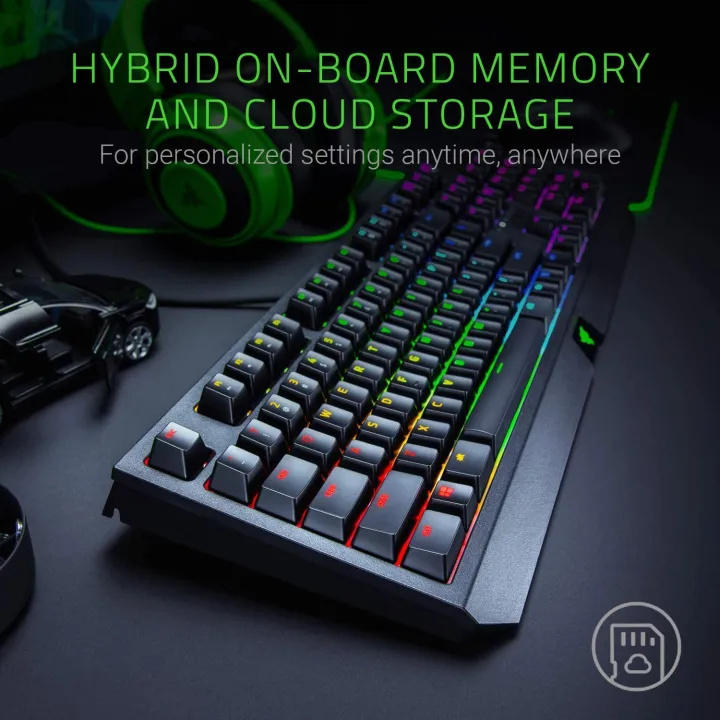 Razer%20BlackWidow%20Mechanical%20Keyboard%202019%20Gaming%20Office%20104%20Keys%20RGB%20Green%20Switches%20Wired%20Keyboard%20Black%20-%20Image%204