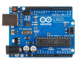 Arduino Uno - Atmel ATmega328P Microcontroller Board. 