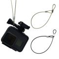 Safety Strap Stainless Steel Tether Lanyard Wrist Hand 30cm For Camera New. 