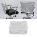 PROFESSIONAL HAIRDRESSING CHAIR BACK COVERS CLEAR BLACK 19" BARBER SHOP CHAIR PROTECTOR. 