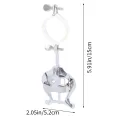 1 Piece Segment Music Score Clip Clarinet Paper Clamp Trumpet Accessoriess Metal Saxophone Holder Music Stand Accessories. 