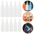 Empty PET Plastic Liquid Dispenser Squeezable Refillable Bottles Glue Bottles Pigment Container Dropper Bottles. 