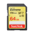SanDisk Extreme PRO SD Card 32G 64G 128G 256G SDHC SDXC UHS-I C10 100M/s-200MB/s U3 Memory Card Support V30 4K for Camera/DV/SLR. 