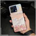 Oil Painting Fashion Design Phone Case For ZTE Blade V50 Vita TPU Shockproof Waterproof Anti-knock Durable Back Cover. 