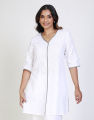 Spring & Summer ¾ Sleeves Kurtha with Contrasting Piping. 