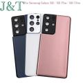 For Samsung Galaxy S21 Plus / S21 Ultra G998 Battery Back Cover S21 Rear Door Glass Panel Chassis Housing Case Add Camera Lens. 