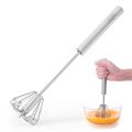 Egg Whisk, Stainless Steel Hand Push Whisk Blender for Home Egg Beater Milk Hand Push Mixer Stirrer - Kitchen Utensil for Blending, Whisking, Beating Stirring-Egg beater. 