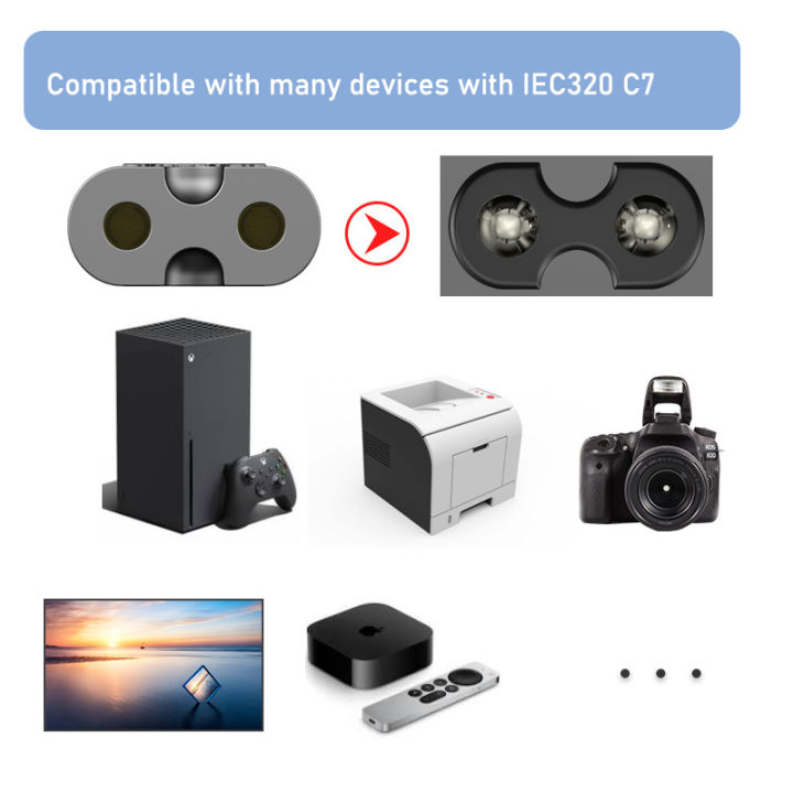 EU%20Power%20Cord%20European%20Power%20Cord%20EU%20Non-Polarized%20IEC-320-C7%20to%20CEE%207/16%20AC%20Power%20cable%20for%20Mavic%20Air%202/2S%20PS4%20PS5%20Xbox%20TV%20-%20Image%203