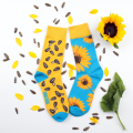 YN | AB Unisex Hipster Socks 1 Pair / Korean Japanese Cute Colorful Fashion Design / Cotton Kapas / Midcalf Crew Stokin Stoking. 
