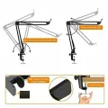Flexible Studio Desk Mount Pro Mic Microphone Suspension Boom Scissor Arm Stand. 
