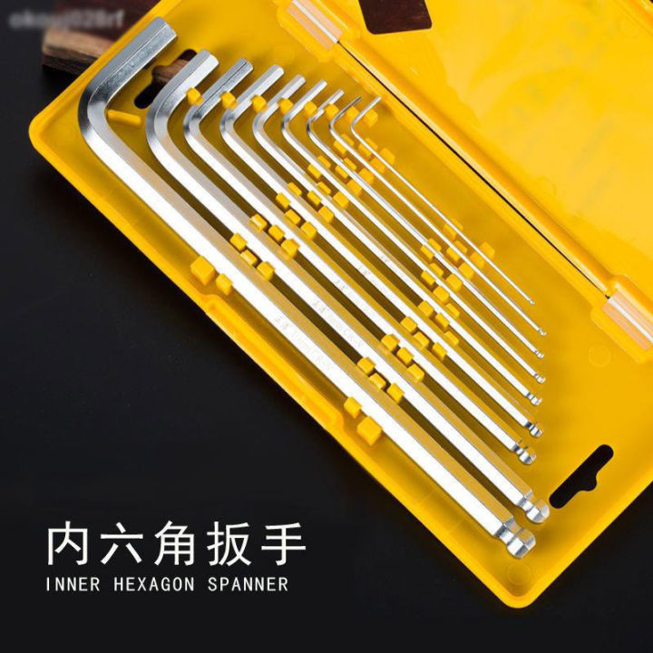 9 Pcs Ball Head JIJIALI Tools Professional Internal Hexagonal Wrench