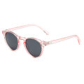 FEISHINI Trade Price Frame Round Plastic Sun Glasses Women Vintage Oval Small Polarized Sunglasses Men Transparent UV Protection. 