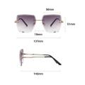 Square Sunglasses Rimless Sunglasses Vintage Sunglasses Fashion Sunglasses UV400 Sunglasses. 