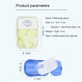 Soap Piece Travel Portable Hand Washing Piece Student Soap Paper Disposable Petal Soap Piece. 