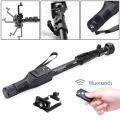 Yunteng YT 1288 Bluetooth Selfie Stick – Black, with Remote. 