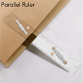 4X Marine Ruler Parallel Ruler Nautical Charts Parallel Ruler Mapping Points to Pull Parallel Ruler 450MM. 