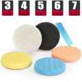 5PCS 3/4/5/6/7Inch Car Waxing Polishing Buffing Sponge Pad Kit For Auto Headlight Polisher Detailing Cleaning Washing Fininshing. 