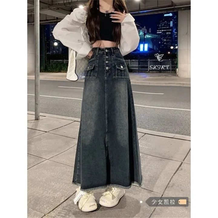 Retro%20Gray%20Maxi%20Long%20Denim%20Skirt%20Women%20Y2k%20Tassel%20Buttoned%20Bleached%20Blue%20Jeans%20Skirt%20Oversize%20Vintage%20High%20Waist%20Acubi%20Fashion%20-%20Image%206