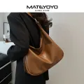 MATEYOYO Women's Bag Fashion Shoulder Bag Simple Cross-body Bag Large Capacity Adjustable Shoulder Straps Elegant Bag for Shopping Outdoor. 