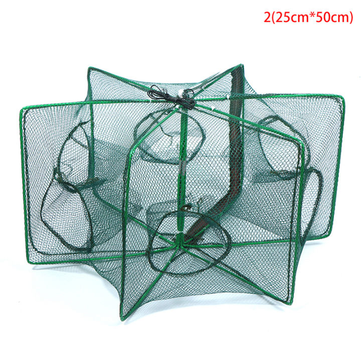 6%20Holes%20Folded%20Hexagon%20Fishing%20Net%20Crayfish%20Fish%20Trap%20Shrimp%20Catcher%20Cages%20Lonni%20-%20Image%202