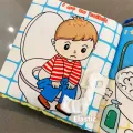 Baby Fabric Books Animal Tails Develop Cognize Reading Early Learning Puzzles Cloth Books Parent-Child Interaction Ring Toys. 