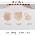 Pack Of 10 Pairs Disposable Nipple Covers Stickers Chest Stickers Adhesive Women's Men Invisible Breast Lift Cover. 