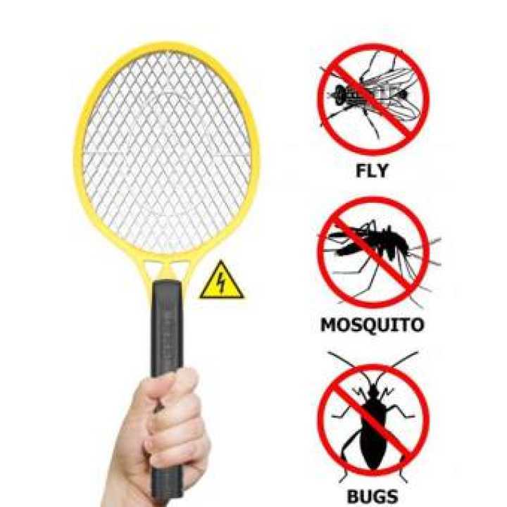 Anti Insect Bat Swatter Killer Bat Electronic Rechargeable Mosquito Bat Racket ...