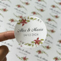 Customized paper texture stickers, personalized logos, wedding and birthday gift box stickers, design customization. 