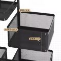 4tier Rotatable Kitchen Storage Rack Corner Organizer Trolley Cabinet Multi-Layer Shelf Fruit and Vegetable Basket Kitchen accessories. 
