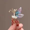 Butterfly Fairy Brooches Fashion Creative Clothing Accessories Pin Exquisite Butterfly Fairy Pin For Women Clothes Scarf Clip Collar Cuff Pins Jewelry Gift Nice. 