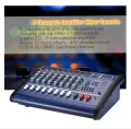 YAMAHA PMX802D Professional Powered Audio Mixer 8-Channel 16DSP 2-Layer Equalizer EQ 650W High-Power 2-channel support PC USB MP3 Bluetooth Player. 