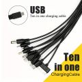 U PSPSL, Wii3DS ND Torola SP NiPod Moa LG Samsung Sonon USB Cable Hand 10-in-1 Multifunction USB Charging Cable for Noki. 