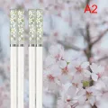 Amber Cherry Blossom Alloy Chopsticks Chinese Chopsticks Reusable Tableware Dounp. 