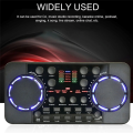 V300 Pro Sound Card Bluetooth-Compatible Audio Interface Mixer DJ Digital Effect Noise Reduction Console USB Record. 