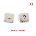 10Sets Magnetic Buttons Bags Magnet Automatic adsorption Buckle Metal Buttons Sunlight Mall. 