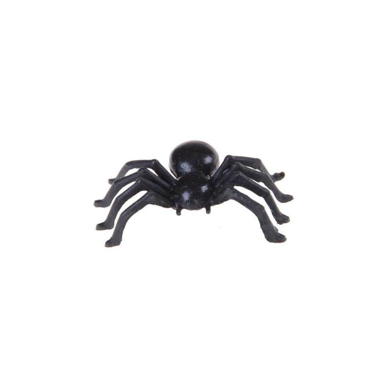 50pcs%20Small%20Black%20Plastic%20Fake%20Spider%20Toys%20Halloween%20Funny%20Joke%20Prank%20Props%20-%20Image%206