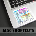 Windows PC Reference Keyboard Shortcut Sticker for PC Laptop Desktop MACBOOK Laptop Software Shortcut Sticker. 