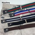 Wenefang New style Factory wholesale lazy belt men and women universal elastic elastic jeans traceless invisible belt. 