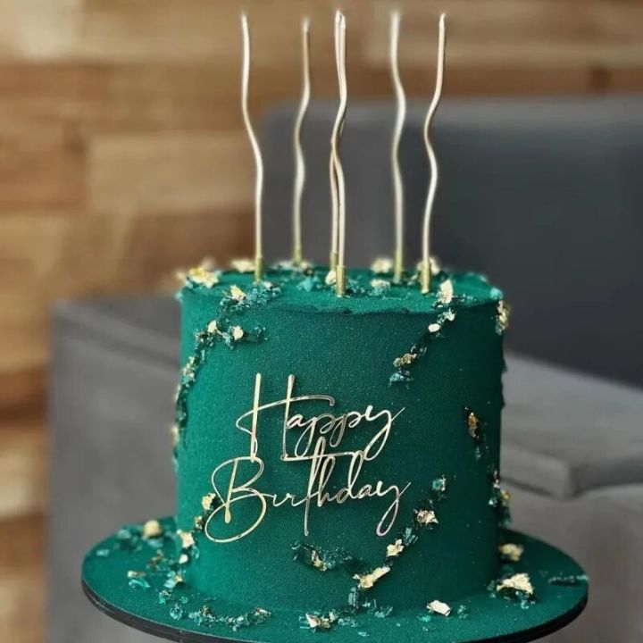 Cake%20&%20Cupcake%20Toppers1/5%20s%20Happy%20Birthday%20Cake%20Topper%20Acrylic%20Gold%20Dessert%20Cu%20ake%20Topper%20for%20Baby%20Birthday%20Party%20Simple%20Style%20Cake%20DecorationsParty%20Supplies%20-%20Image%204